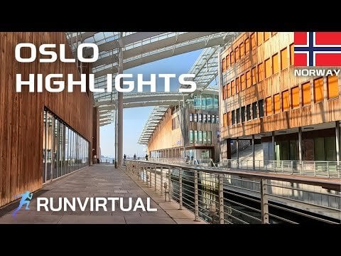 Norway Running Tour: Oslo Highlights [4K 60 FPS]