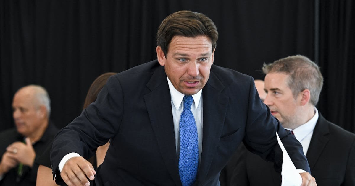 Ron DeSantis Snubs Harris’s Hurricane Relief Calls for Dumbest Reason