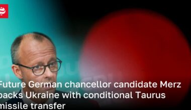 Future German chancellor candidate Merz backs Ukraine with conditional Taurus missile transfer