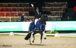 France's Camille Judet Cheret & Herelja Higgins Win Indoor Friesland CDI3* Grand Prix Freestyle on Personal Best Score