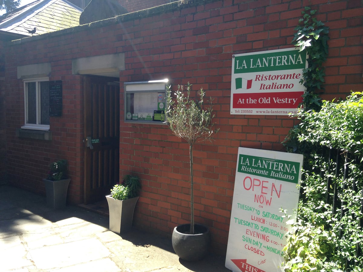 I found a wonderful piece of Italy in what looks like a Shrewsbury toilet block