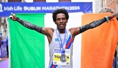 ‘I know I can hold this flag. This is the one country that saved my life’ – Hiko Tonosa breaks Irish record at Dublin Marathon