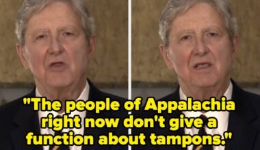 People Are Roasting A Republican Senator For Apparently Not Knowing How Periods Work