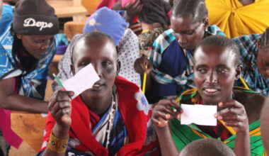 Terrat residents at an entrepreneurship training facilitated by TACCEI. Image courtesy TACCEI.