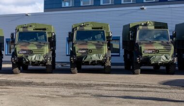 Estonian Defence Forces received new Mercedes-Benz Unimog U4000 trucks