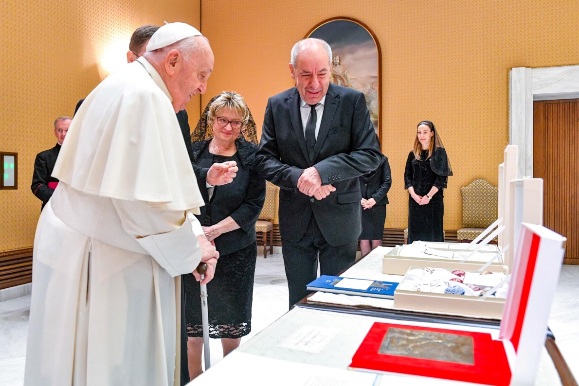 President Tamás Sulyok Meets Pope Francis at the Vatican