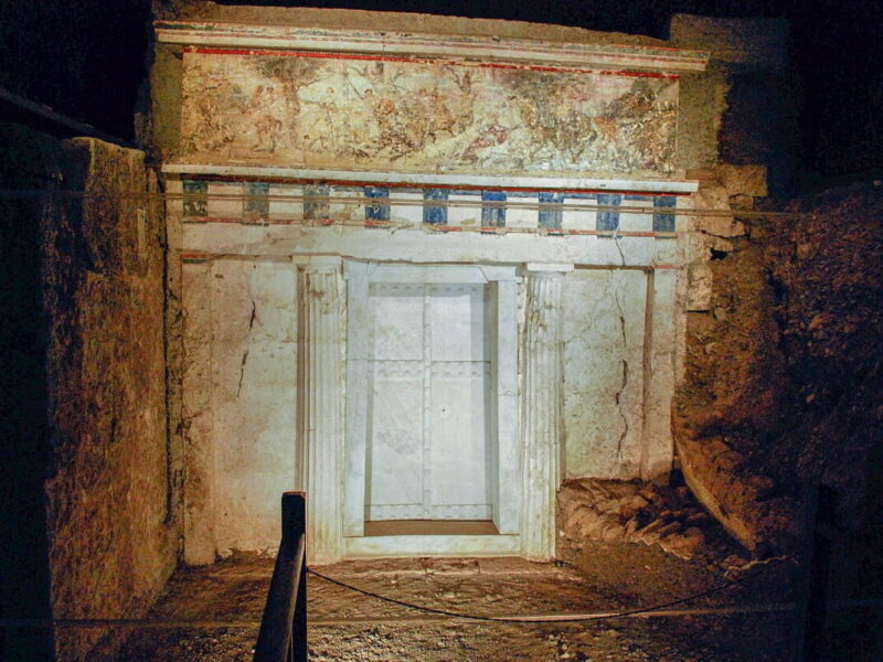 Sacred tunic of Alexander the Great identified in one of the Macedonian tombs at Vergina in Greece