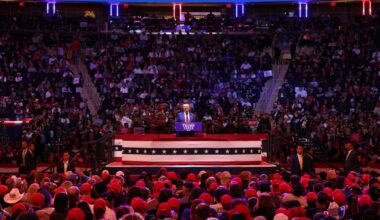 Donald Trump Tells Madison Square Garden Rally That Political Rivals Are The "Enemy From Within"