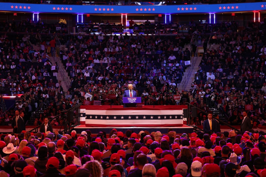 Donald Trump Tells Madison Square Garden Rally That Political Rivals Are The "Enemy From Within"