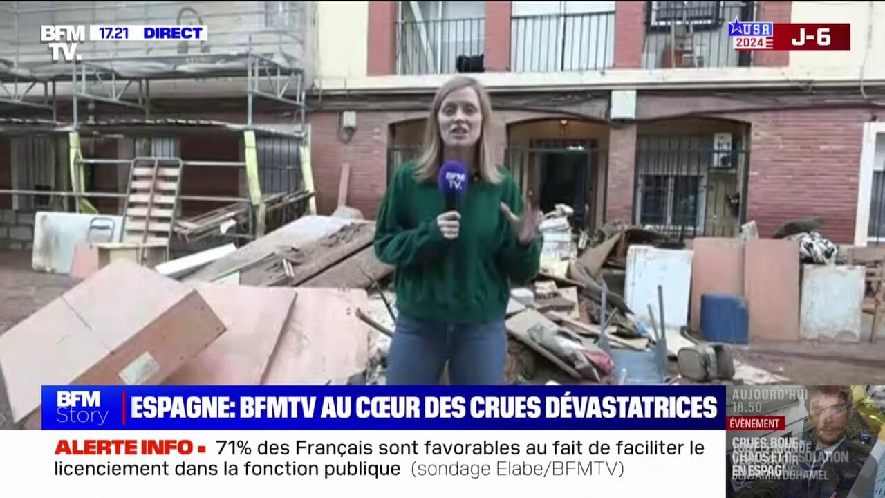 Le témoignage d'un habitant d'Aldaya, dans la province de Valence, après les inondations qui ont touché la région