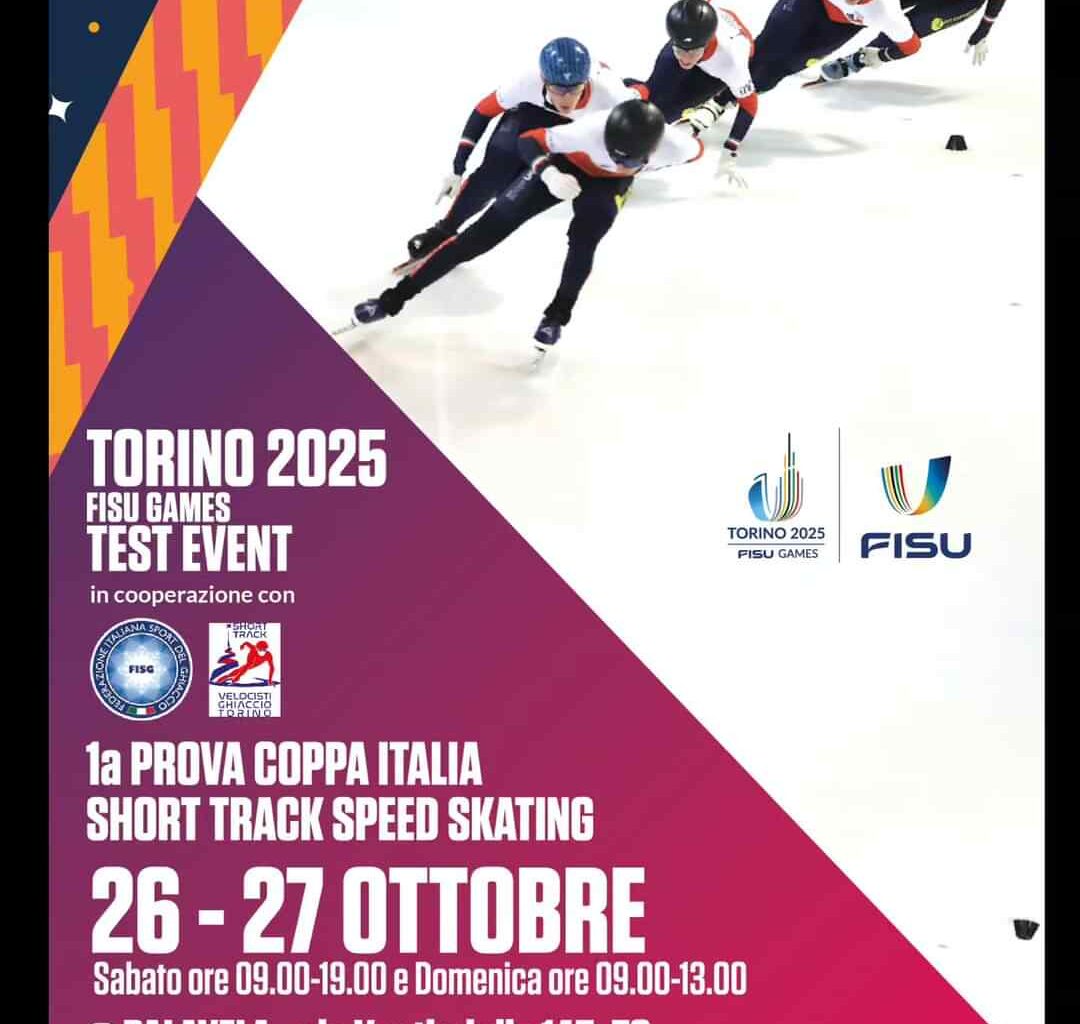 Short track, prima prova di Coppa Italia