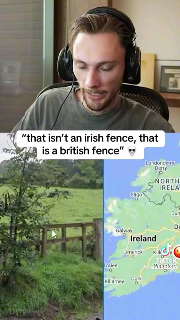 Does anyone know if the fences are different in Britain, I've never been, nor did I know our fences had curves