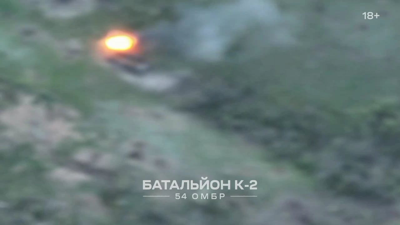 Russian assault group got hit by accurate RPG fire twice while trying to attack K2 Battalion Position in a pick up truck.