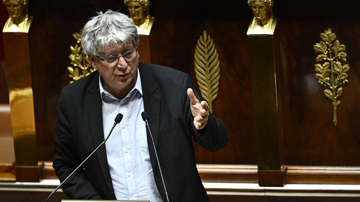 Le député français et président de la commission des Finances, Éric Coquerel, à l’Assemblée nationale, à Paris, le 21 octobre 2024. Il avait annoncé que LFI présenterait une motion de rejet du texte portant sur le budget 2025. Photo d’illustration.