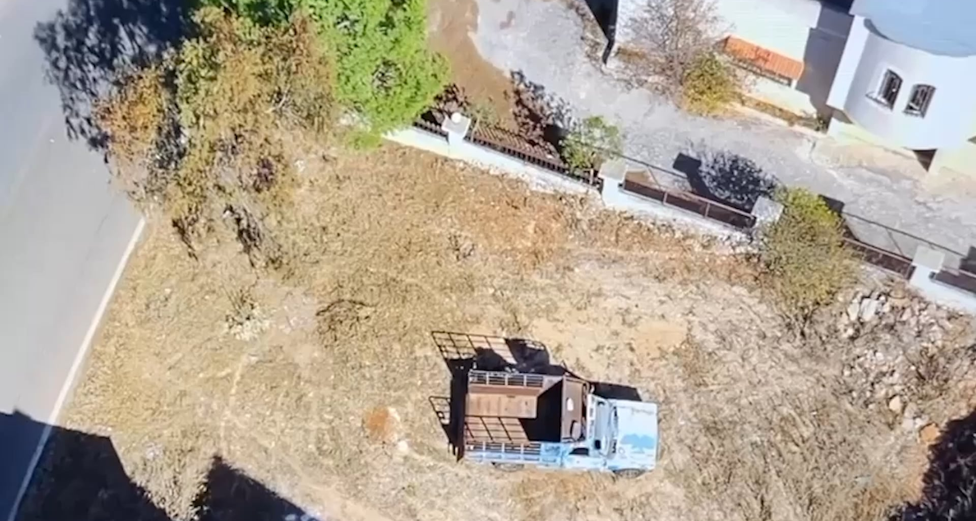 Drone footage released by the IDF shows two Hezbollah gunmen being eliminated in a battle with Israeli troops in southern Lebanon.