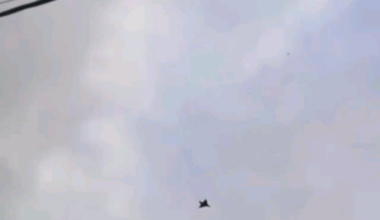 A Ukrainian jet drone was spotted over Belgorod region, Russia