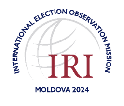 Logo: Election Observation Mission, IRI, Moldova 2024