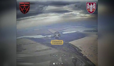 Footage of a FPV pilot intercepting a Russian Lancet UAV in the skies over Ukraine.