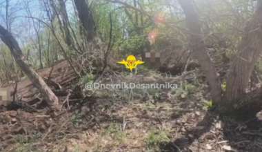 Russian serviceman records the close arrival of Ukrainian cluster munitions, Zaporizhzhia Oblast [October 2024]