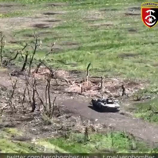 Russian trench cleared by UAF Tank