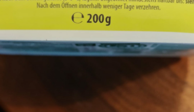 Hofer Frischkäse Nettogewicht