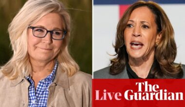 Liz Cheney to join Kamala Harris for campaign event at GOP birthplace: US election live updates | US elections 2024 | The Guardian