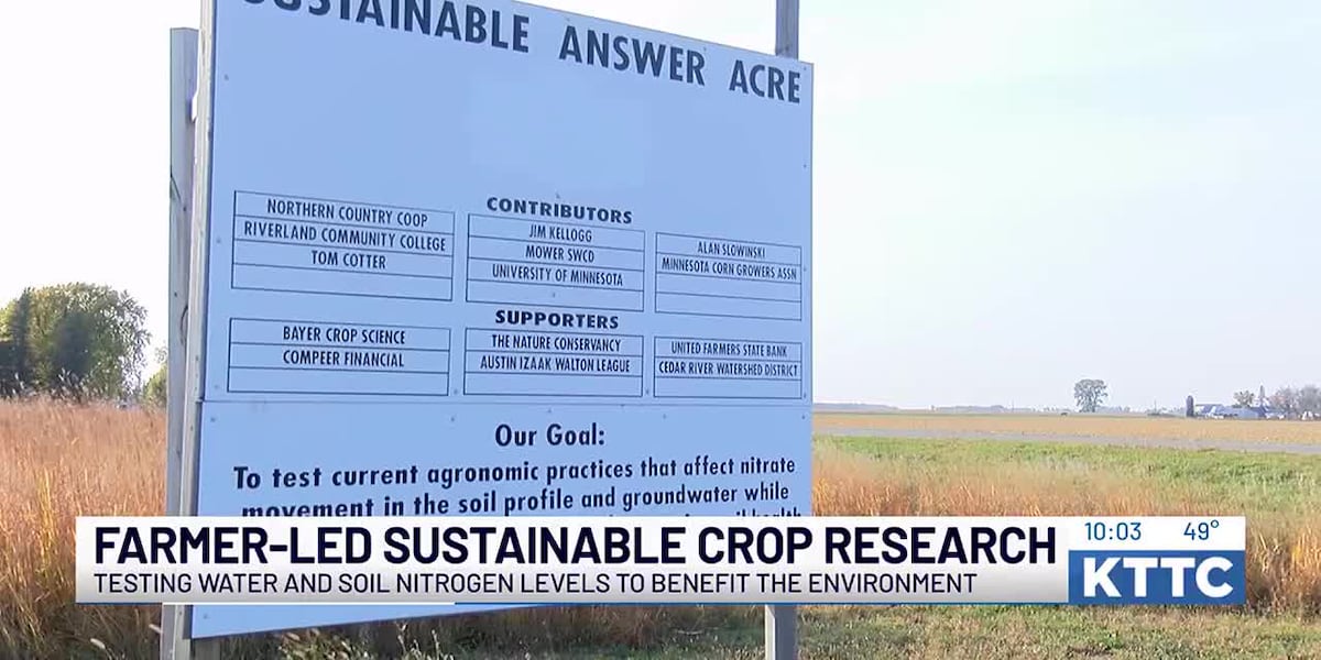 Farmer-led research looks to create environmental sustainability