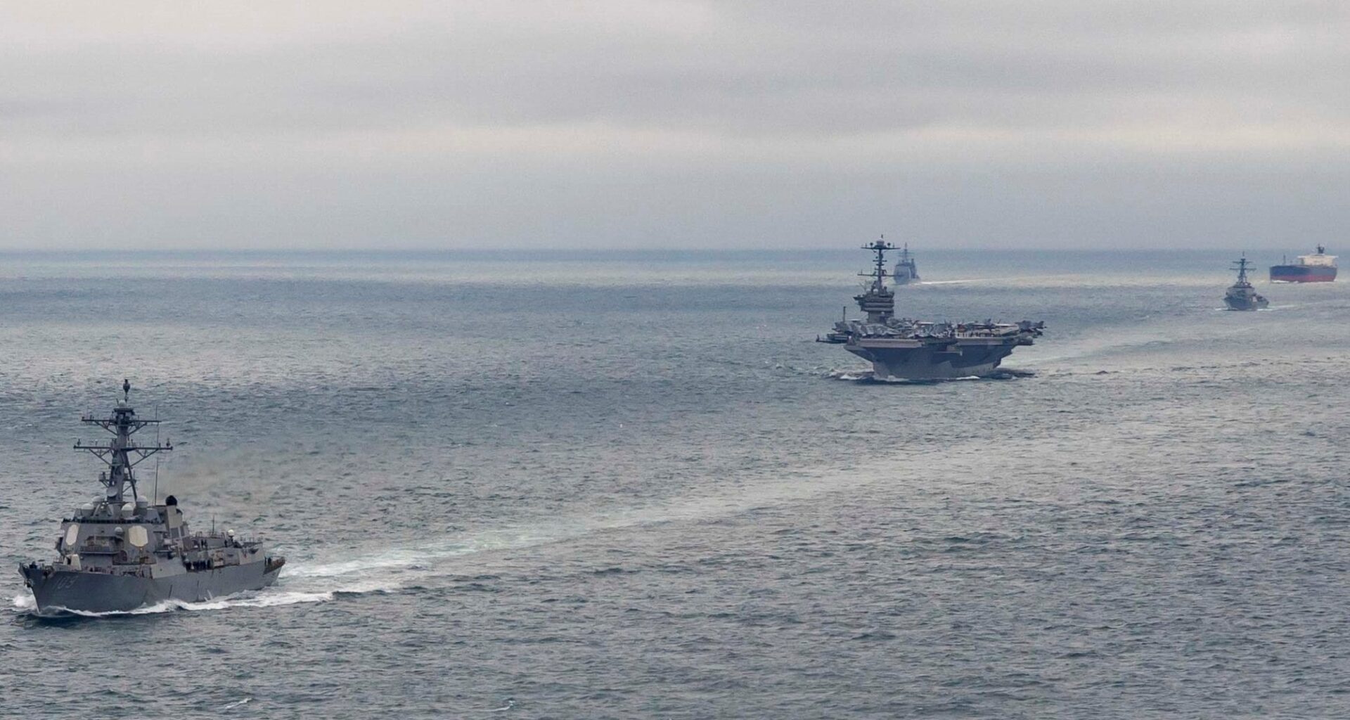 US carrier strike group pivots to NATO waters amid Russia threat