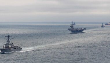 US carrier strike group pivots to NATO waters amid Russia threat