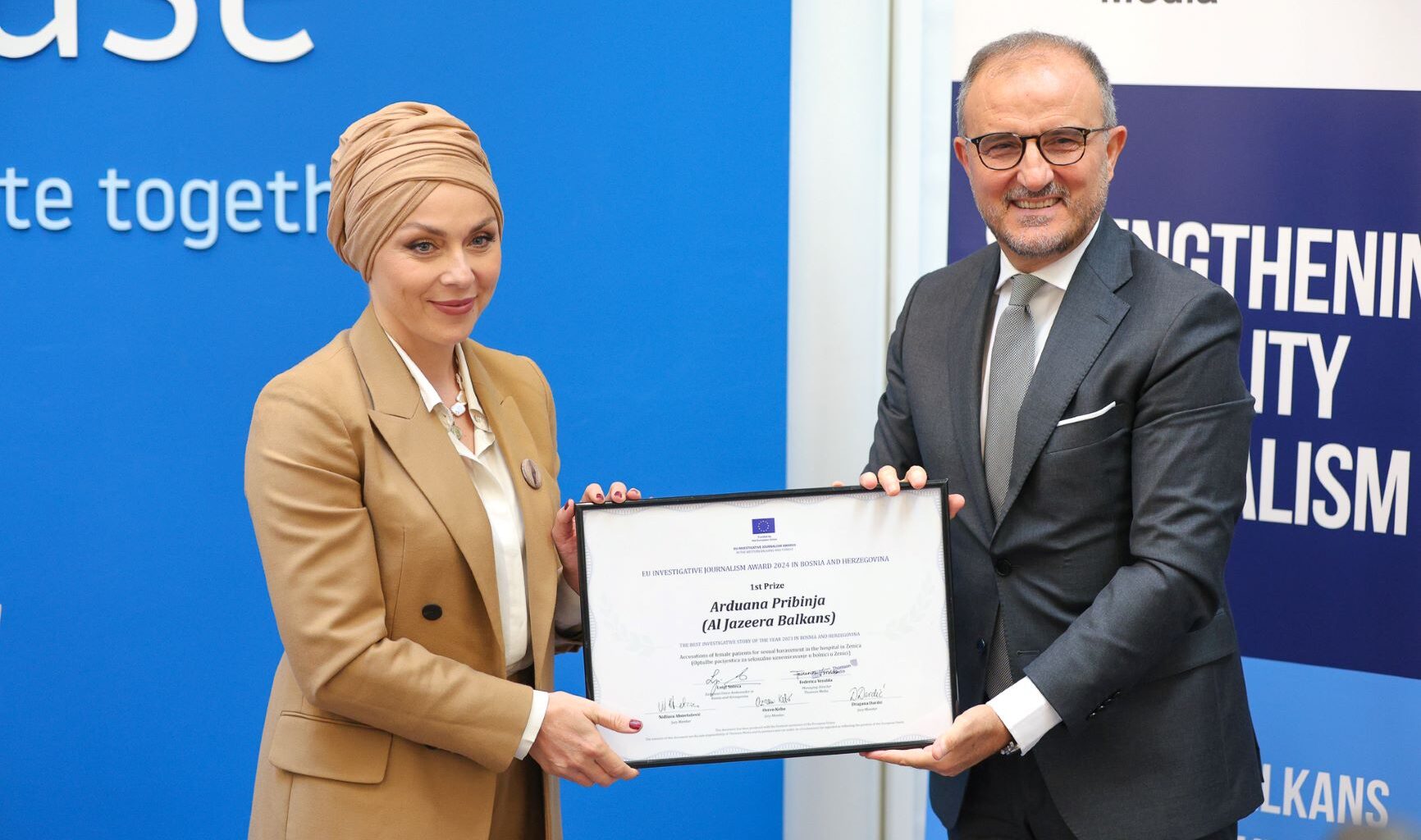 EU Awards for Best Investigative Journalism for 2024 in Bosnia and Herzegovina Presented at Europe House