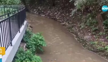 Замърсяване на река с отходни води в столичния р-н "Изгрев"