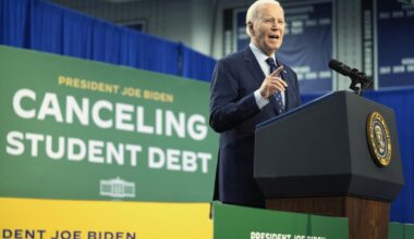 Biden rolls out another student debt relief plan, this time targeting borrowers at risk of default