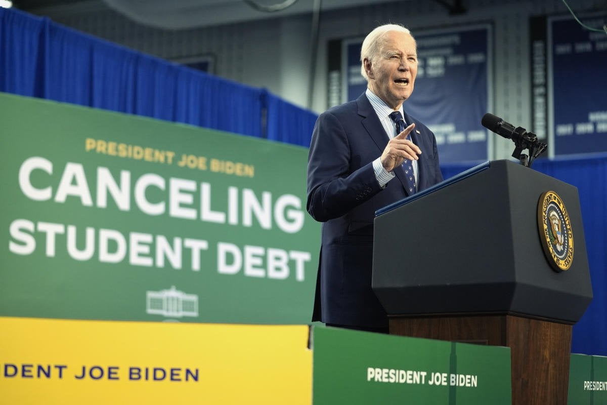 Biden rolls out another student debt relief plan, this time targeting borrowers at risk of default