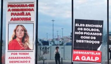 "Enchem os bolsos". Climáximo cola cartazes de protesto na sede da Galp