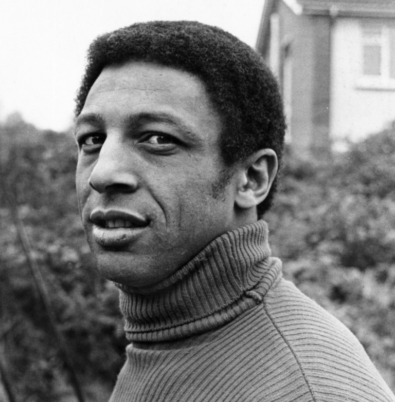 Clive Sullivan pictured on his return to Cardiff, his home city, where he was given a heroes' welcome. 18th November 1972