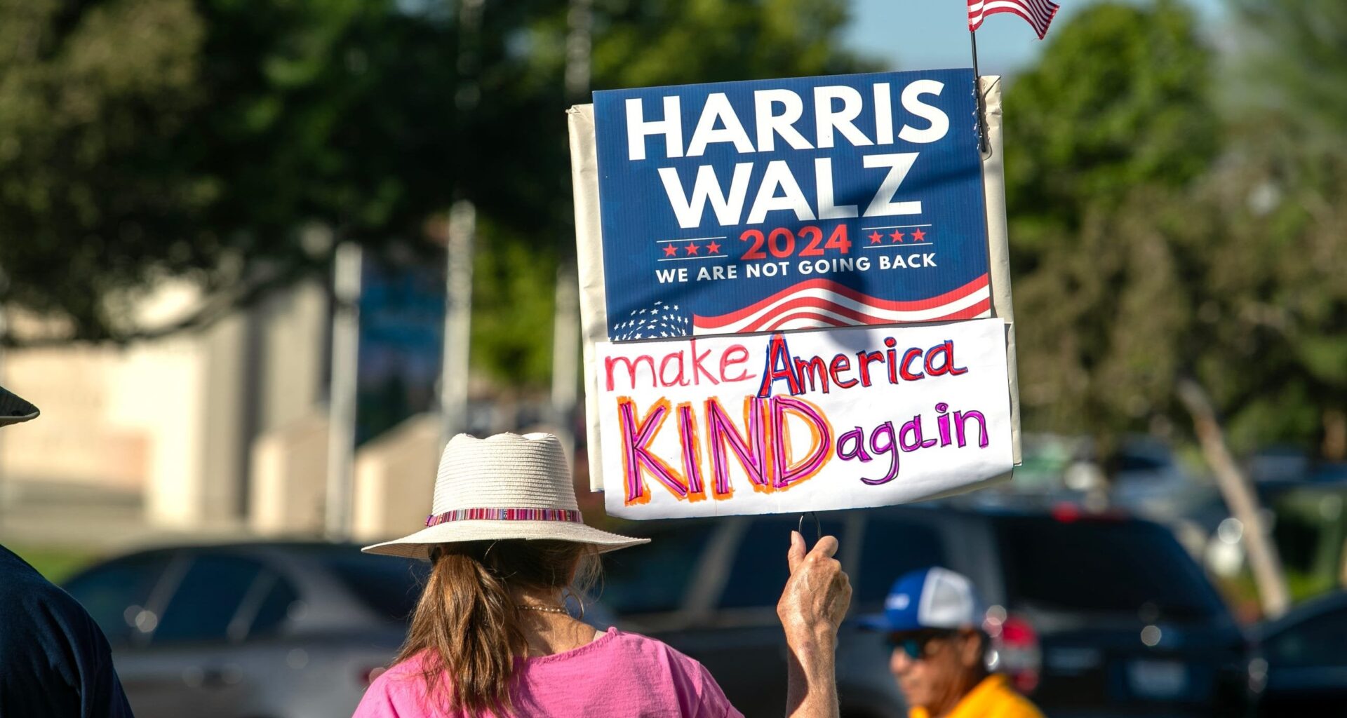 Dozens protest in Coachella ahead of convicted felon Trump's campaign rally: 'We’re not intimidated'