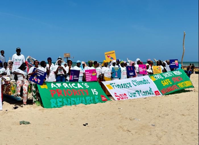 Senegalese women demand fair just energy transition partnership