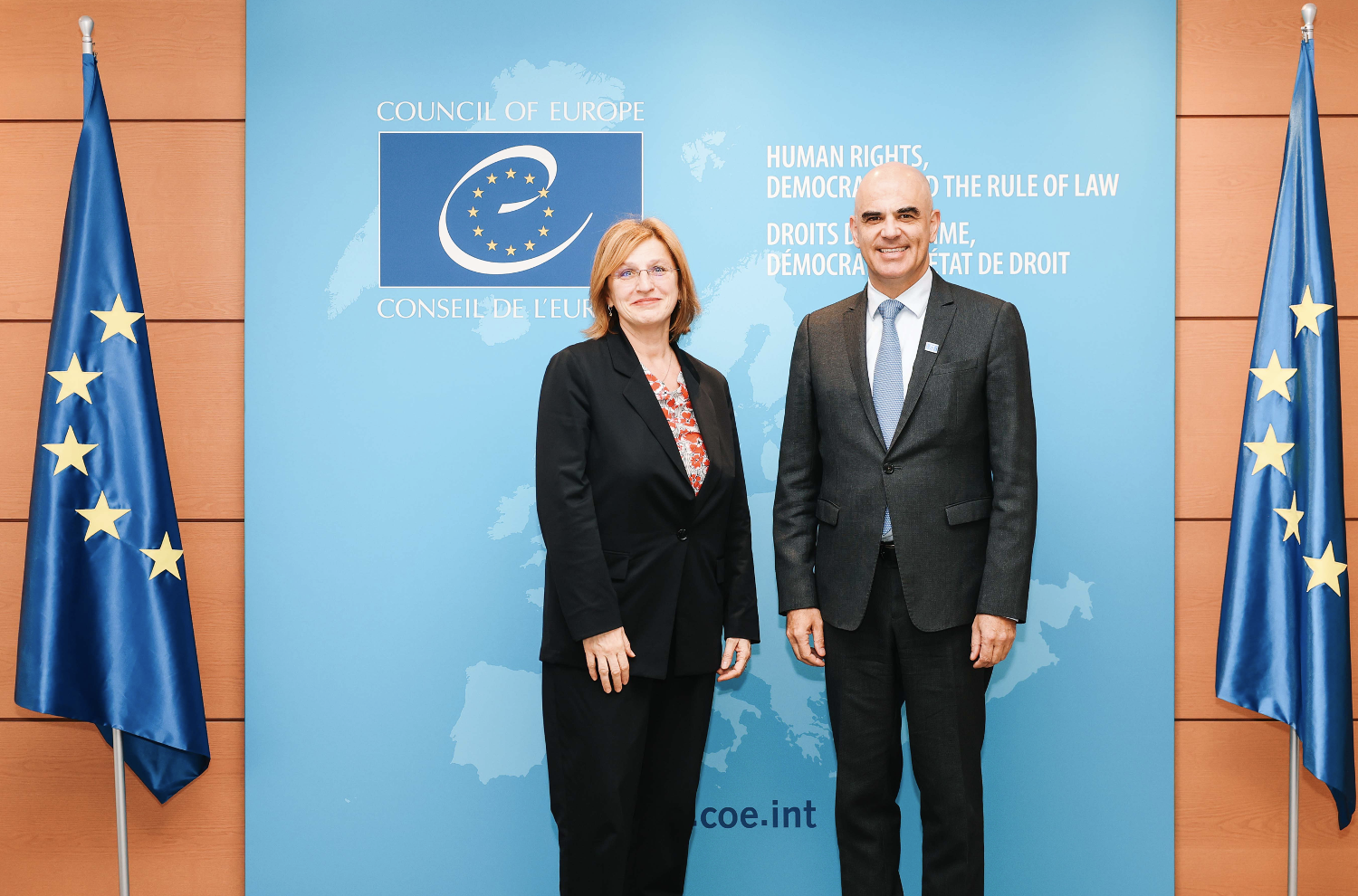 First meeting between Secretary General Alain Berset and EU Ambassador Vesna Kos