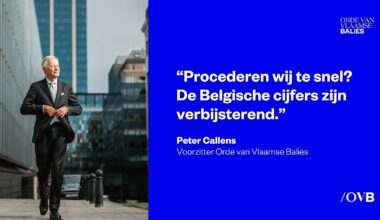 Orde van Vlaamse Balies | Voorzitter op vrijdag: "Procederen wij te…