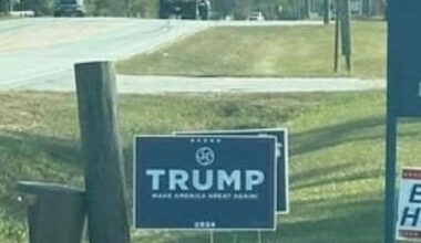 Have you noticed the swastikas on the new Trump signs?