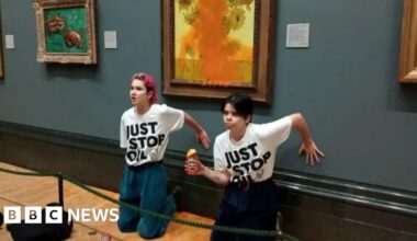 National Gallery bans liquids after repeated protestor artwork attacks