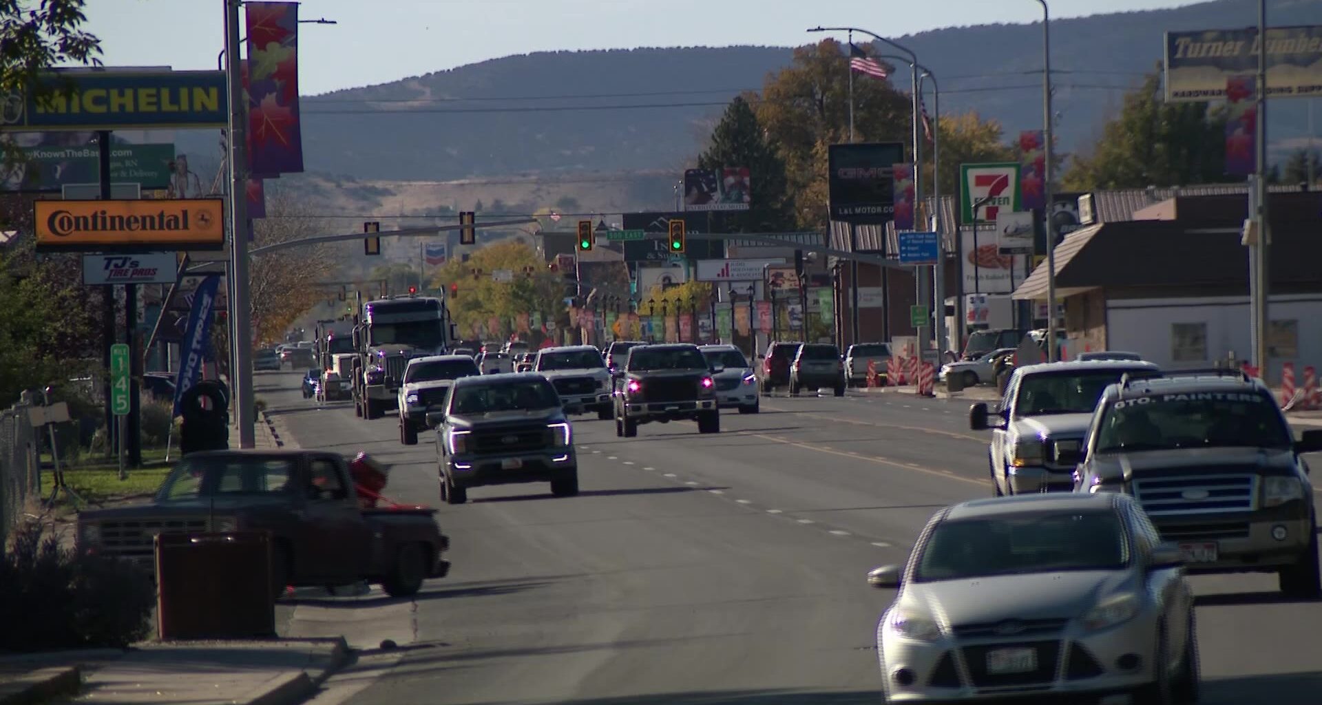 Drivers traveling through Vernal, Utah as residents are feeling the stress of rising prices....