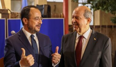 Tatar agrees to ‘informal dinner’ with Christodoulides, Guterres: “an environment could be created for a 4+1 informal consultation” – involving the Turkish Cypriots, Turkey, the Greek Cypriots, Greece, and Guterres, “to discuss how the future of Cyprus would be shaped”.