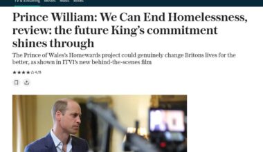 Prince William: We Can End Homelessness, review: the future King’s commitment shines through. The two part doc will air on Disney Plus