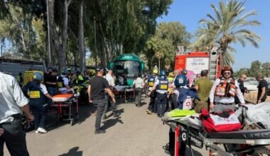 Truck rams into bus stop near Tel Aviv. Dozens wounded by terror attack- The Jerusalem Post