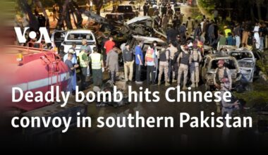 Deadly bomb hits Chinese convoy in southern Pakistan