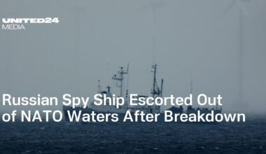 Russian Spy Ship Escorted Out of NATO Waters After Breakdown