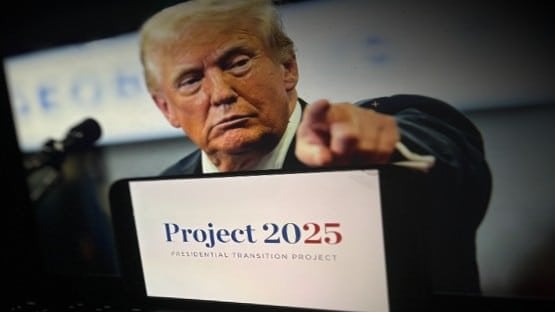 Donald Trump, whose Project 2025 would gut FEMA, tries to score points on Helene