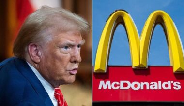 Donald Trump to work shift in McDonald's frying chips to mock Kamala Harris' past job