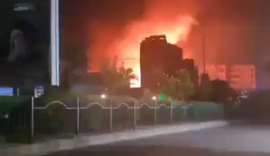 More footage of something cooking off in southern Beirut after the recent attack